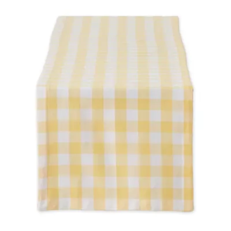 Design Imports Checkered Tabletop Table Runner