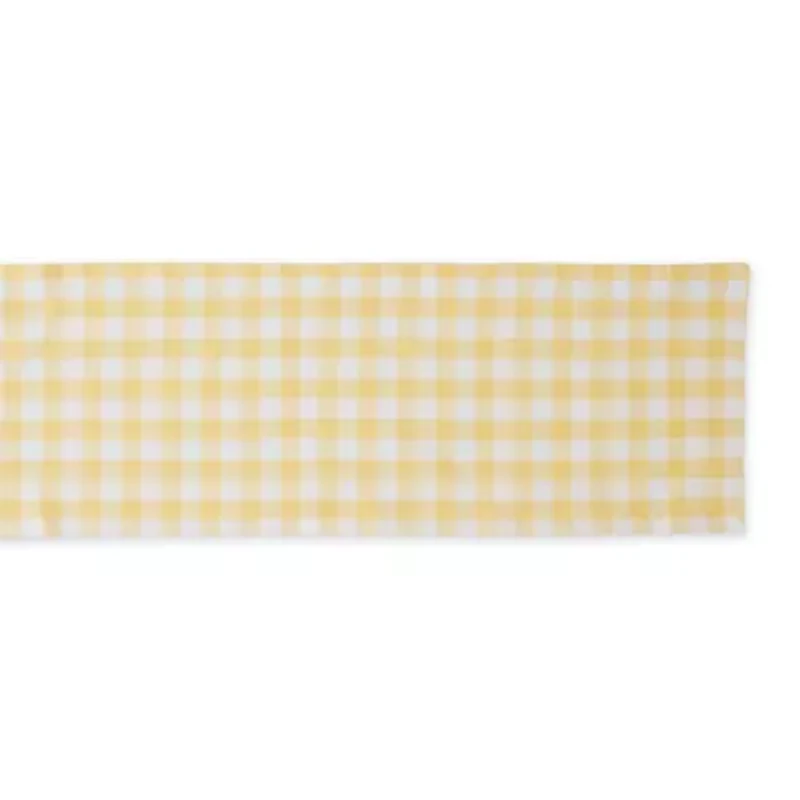 Design Imports Checkered Tabletop Table Runner