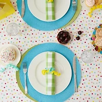 Design Imports Multi Polka Dots Print Tablecloth