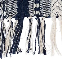 Design Imports Farmhouse Braided Stripe Table Runner