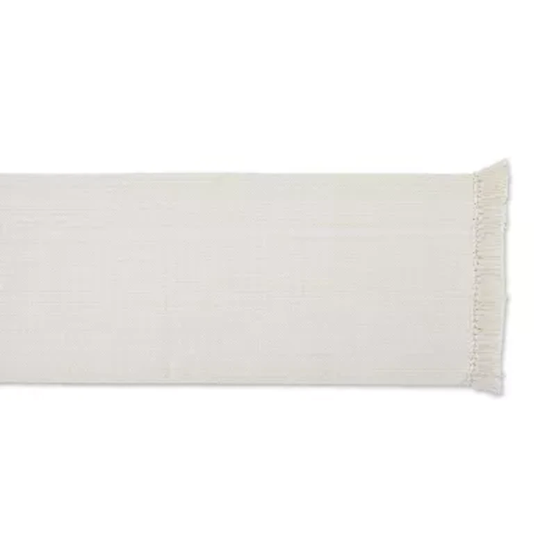 Design Imports Natural Variegated Fringe Table Runner