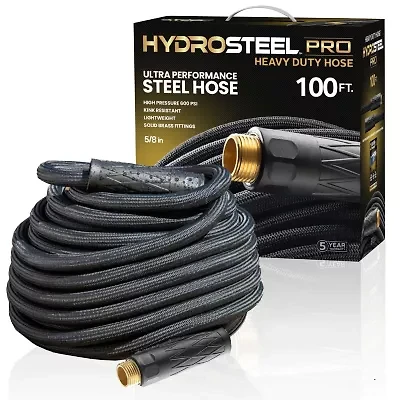 Hydro Steel Pro Heavy Duty Garden Hose