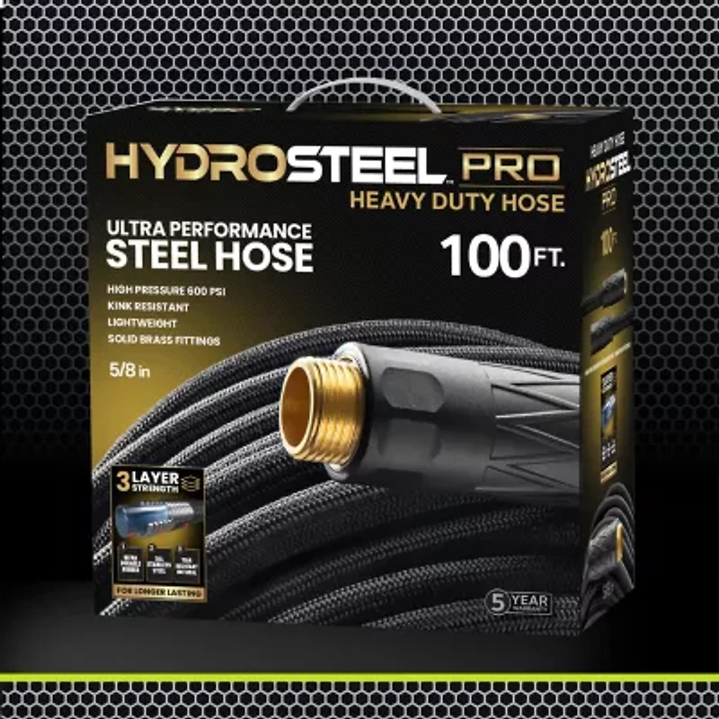 Hydro Steel Pro Heavy Duty Garden Hose