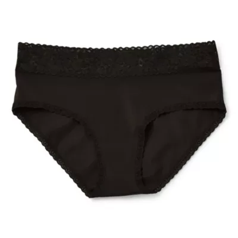Ambrielle Everyday Hipster with Lace Trim Panty
