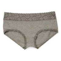 Arizona Body Cotton with Lace Boyshort Panty