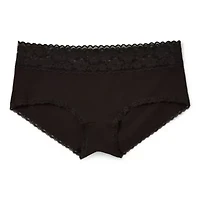Arizona Body Cotton with Lace Boyshort Panty