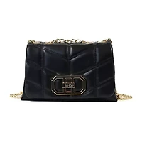 Nicole Miller Quilted Chain Shoulder Bag