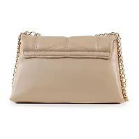 Nicole Miller Large Quilted Chain Shoulder Bag