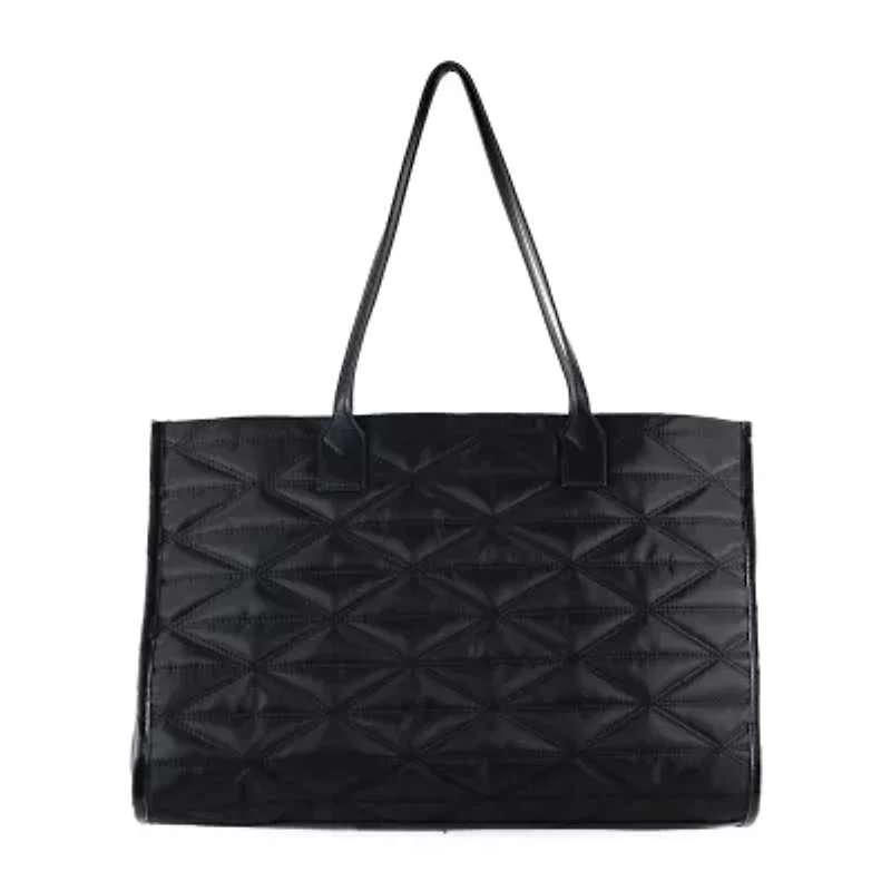 Nicole Miller Nylon Box Tote Bag