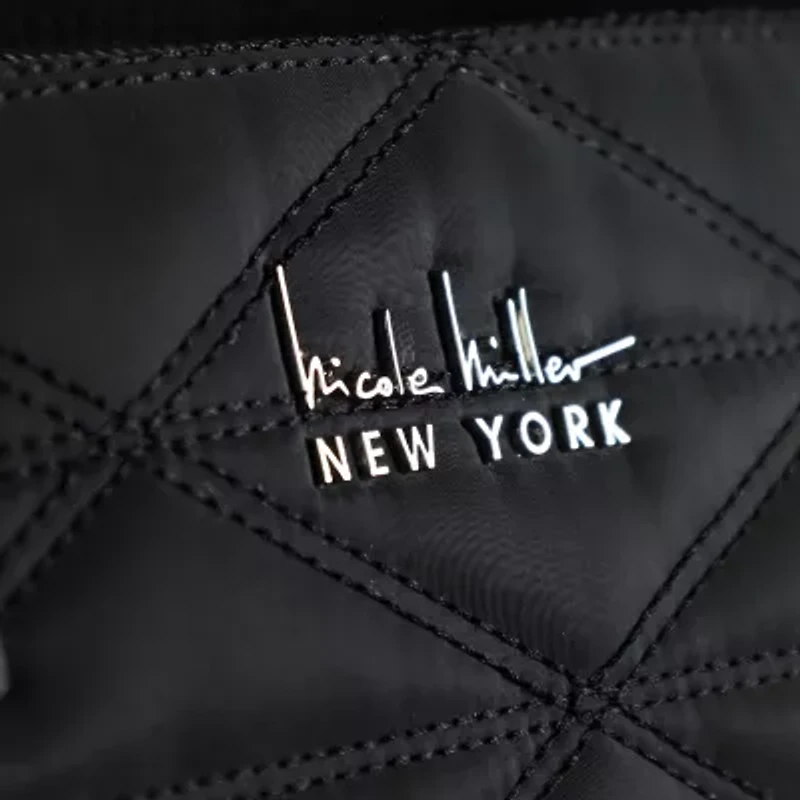 Nicole Miller Nylon Box Tote Bag