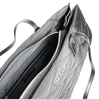 Nicole Miller Nylon Box Tote Bag