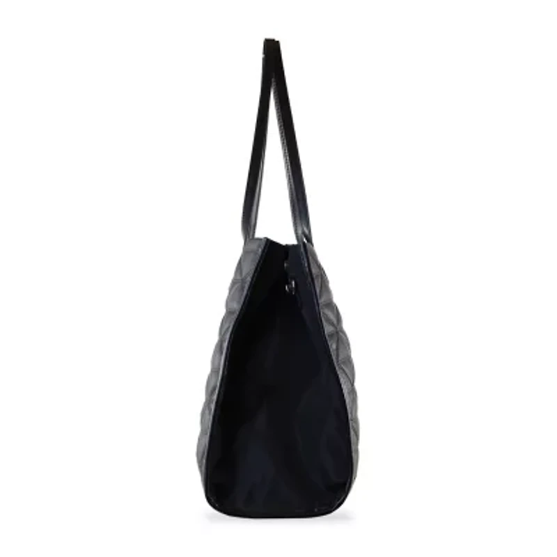 Nicole Miller Nylon Box Tote Bag