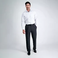 Haggar E-CLO Mens Classic Fit Pleated Pant