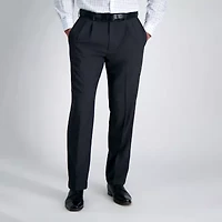 Haggar E-CLO Mens Classic Fit Pleated Pant