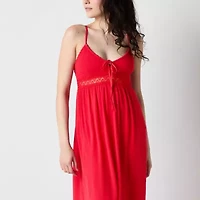 Arizona Womens Sleeveless Juniors Maxi Dress