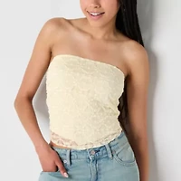 Arizona Crop Womens Tube Top Juniors