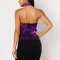 Bold Elements Womens Sleeveless Mock Neck Top