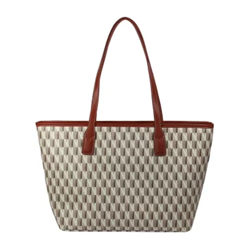 Nicole Miller Monogram Tote Bag