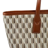 Nicole Miller Monogram Tote Bag