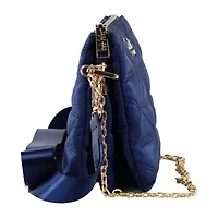 Nicole Miller Nylon Triple Compartment Crossbody Bag