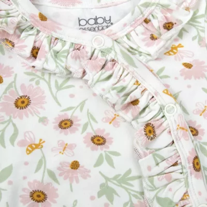 Baby Essentials Girls 4-pc. Clothing Set