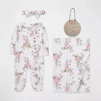 Baby Essentials Girls 4-pc. Clothing Set