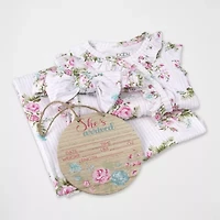 Baby Essentials Girls 4-pc. Clothing Set