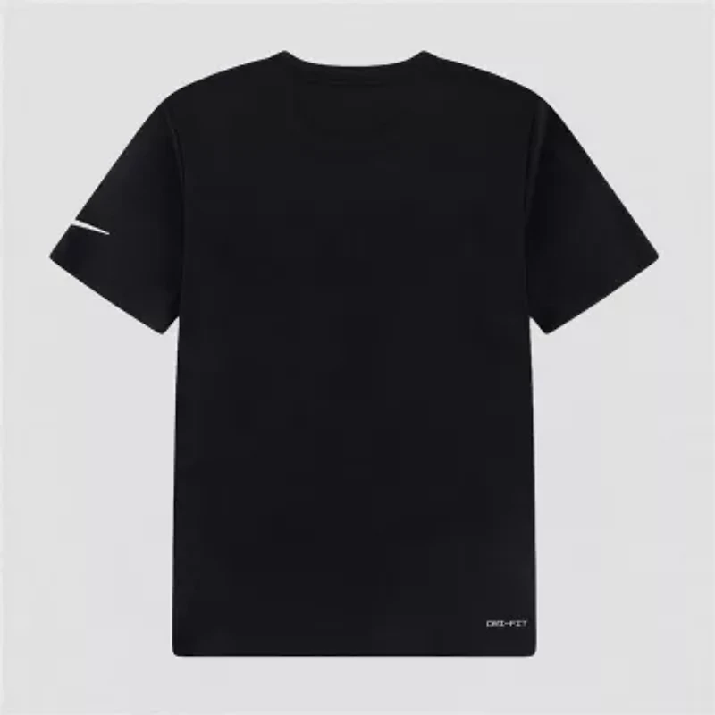 Nike 3BRAND by Russell Wilson Big Kid Boys Crew Neck Short Sleeve Regular Fit Graphic T-Shirt