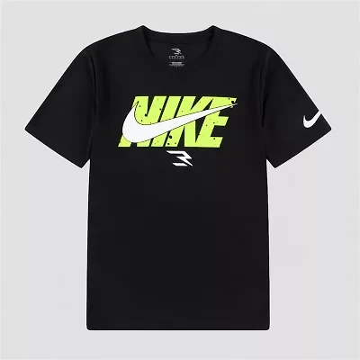 Nike 3BRAND by Russell Wilson Big Kid Boys Crew Neck Short Sleeve Regular Fit Graphic T-Shirt