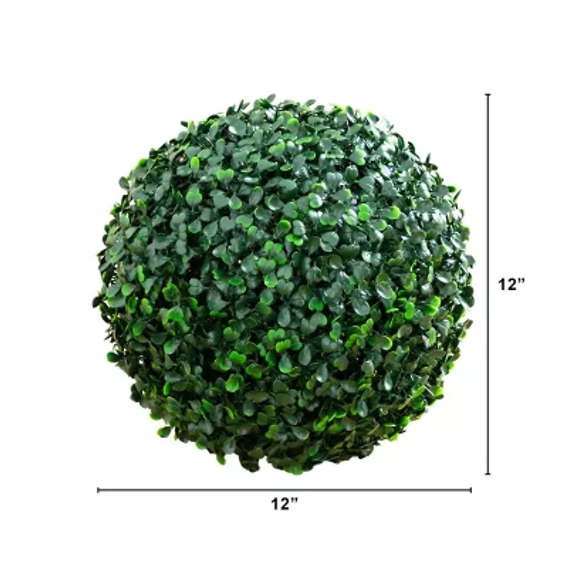 Nearly Natural 2-pc. 12" Boxwood Artificial Plant