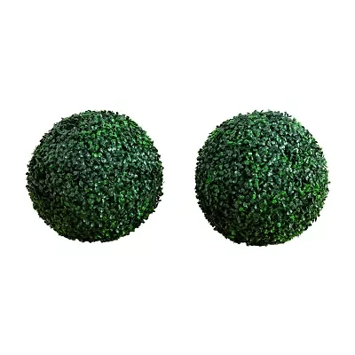Nearly Natural 2-pc. 12" Boxwood Artificial Plant