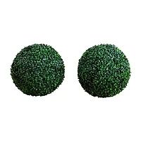 Nearly Natural 2-pc. 12" Boxwood Artificial Plant