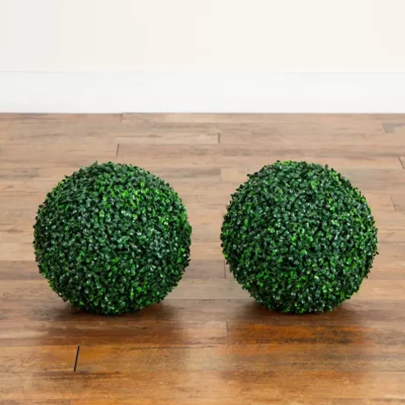 Nearly Natural 2-pc. 12" Boxwood Artificial Plant