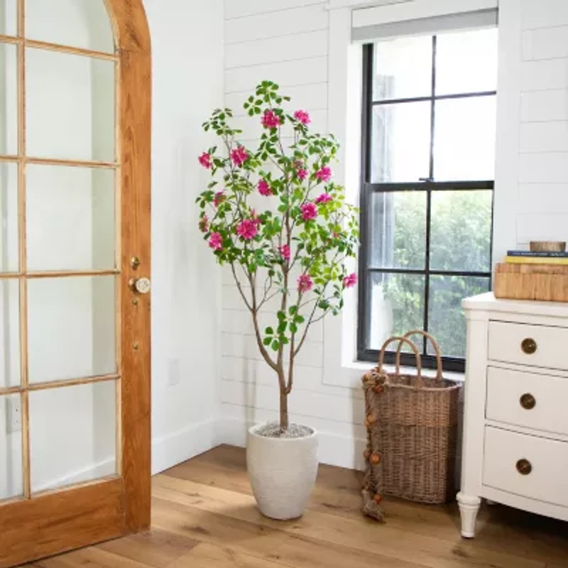 Nearly Natural 5ft Dogwood Indoor Artificial Tree