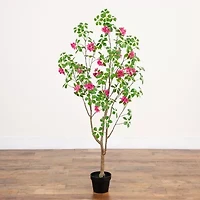 Nearly Natural 5ft Dogwood Indoor Artificial Tree