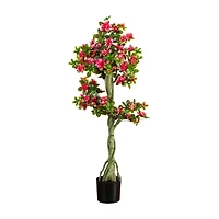 Nearly Natural 4ft Azalea Indoor Outdoor Artificial Tree