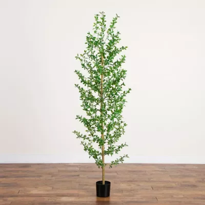 Nearly Natural 6ft Shady Lady Black Olive Indoor Artificial Tree