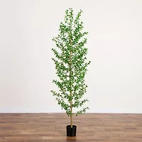 Nearly Natural 6ft Shady Lady Black Olive Indoor Artificial Tree