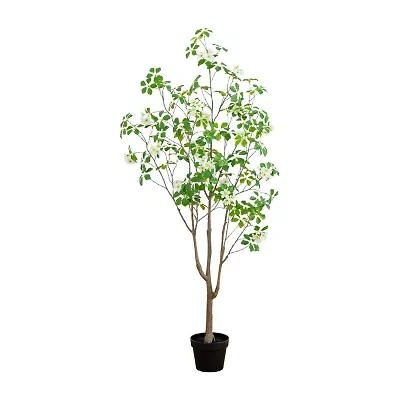 Nearly Natural 5ft Dogwood Indoor Artificial Tree