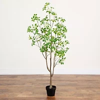 Nearly Natural 5ft Dogwood Indoor Artificial Tree