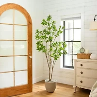 Nearly Natural 6ft Minimalist Japanese Pieris Indoor Artificial Tree