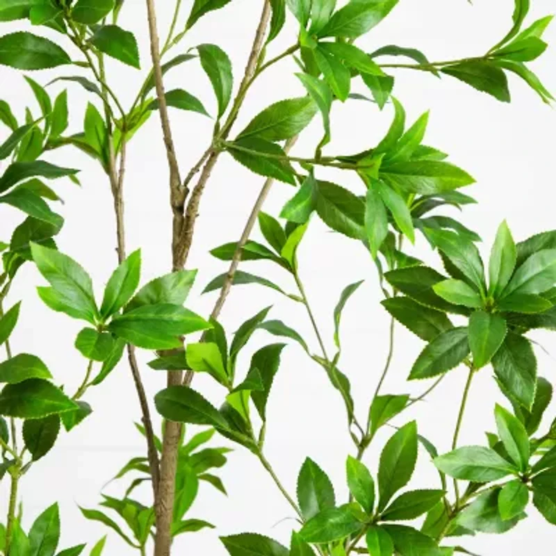 Nearly Natural 6ft Minimalist Japanese Pieris Indoor Artificial Tree