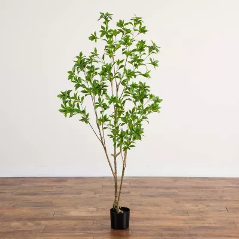 Nearly Natural 6ft Minimalist Japanese Pieris Indoor Artificial Tree