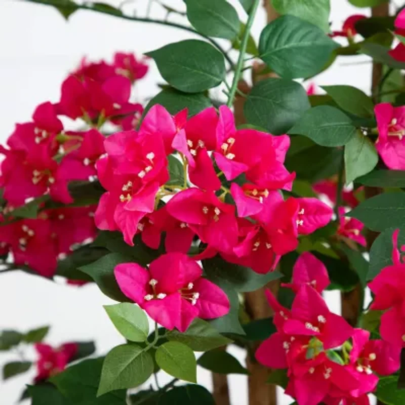 Nearly Natural 4ft Deluxe Bougainvillea Indoor Artificial Tree
