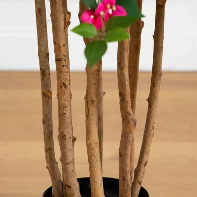 Nearly Natural 4ft Deluxe Bougainvillea Indoor Artificial Tree