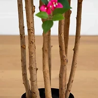 Nearly Natural 4ft Deluxe Bougainvillea Indoor Artificial Tree