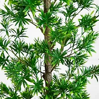 Nearly Natural 4ft Podocarpus Indoor Outdoor Artificial Tree
