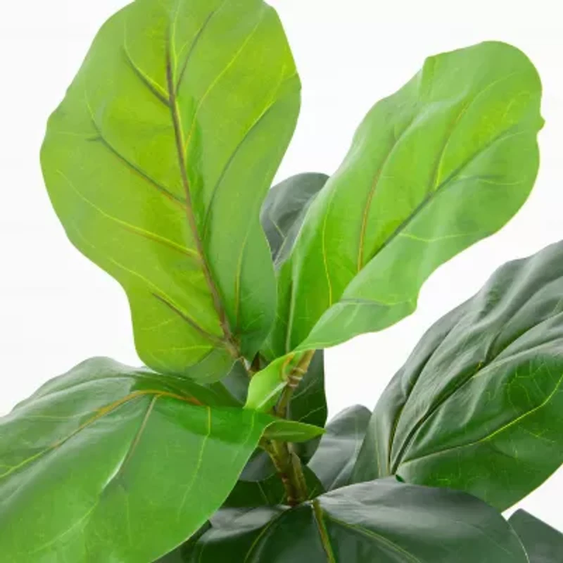 Nearly Natural 45" Giant Leaf Fiddle Fig Decorative Indoor Artificial Tree