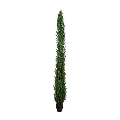 Nearly Natural 12ft Cedar Pine Indoor Outdoor Artificial Tree