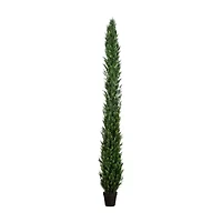 Nearly Natural 12ft Cedar Pine Indoor Outdoor Artificial Tree